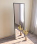 Hanah Home Espejo de Pie Tessa Negro 50x160x2.2 cm MDF Flotal-E Ecológico